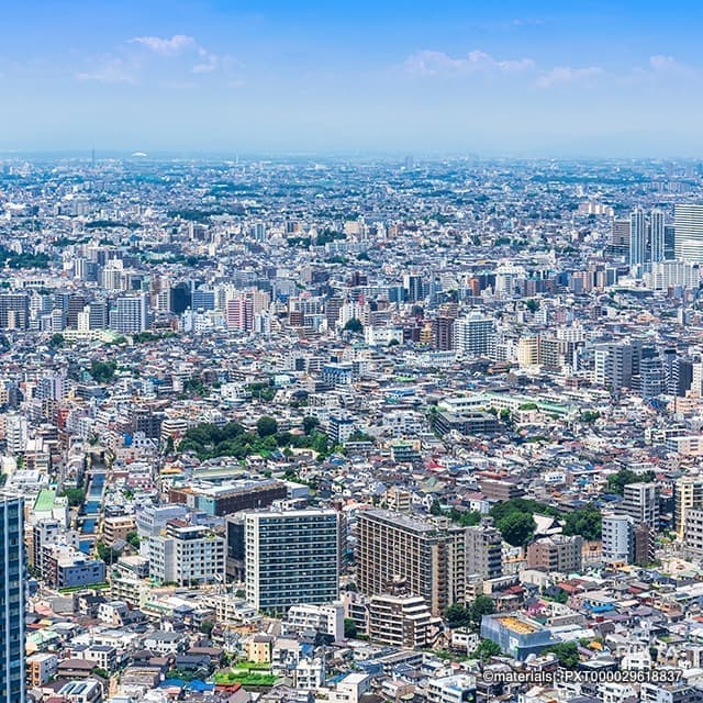 京都市街の写真
